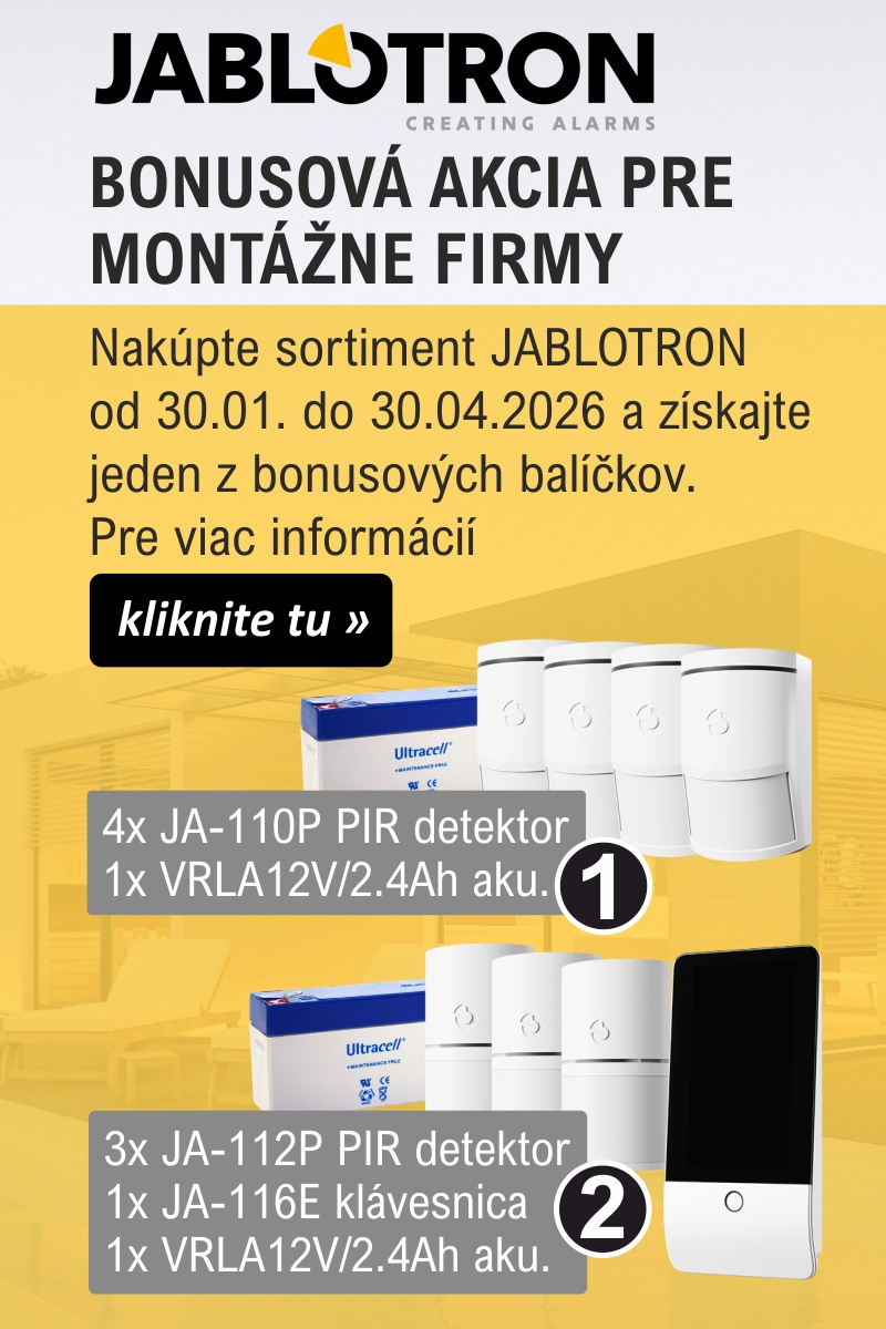 JABLOTRON BONUSOV� AKCIA 2026 mobile