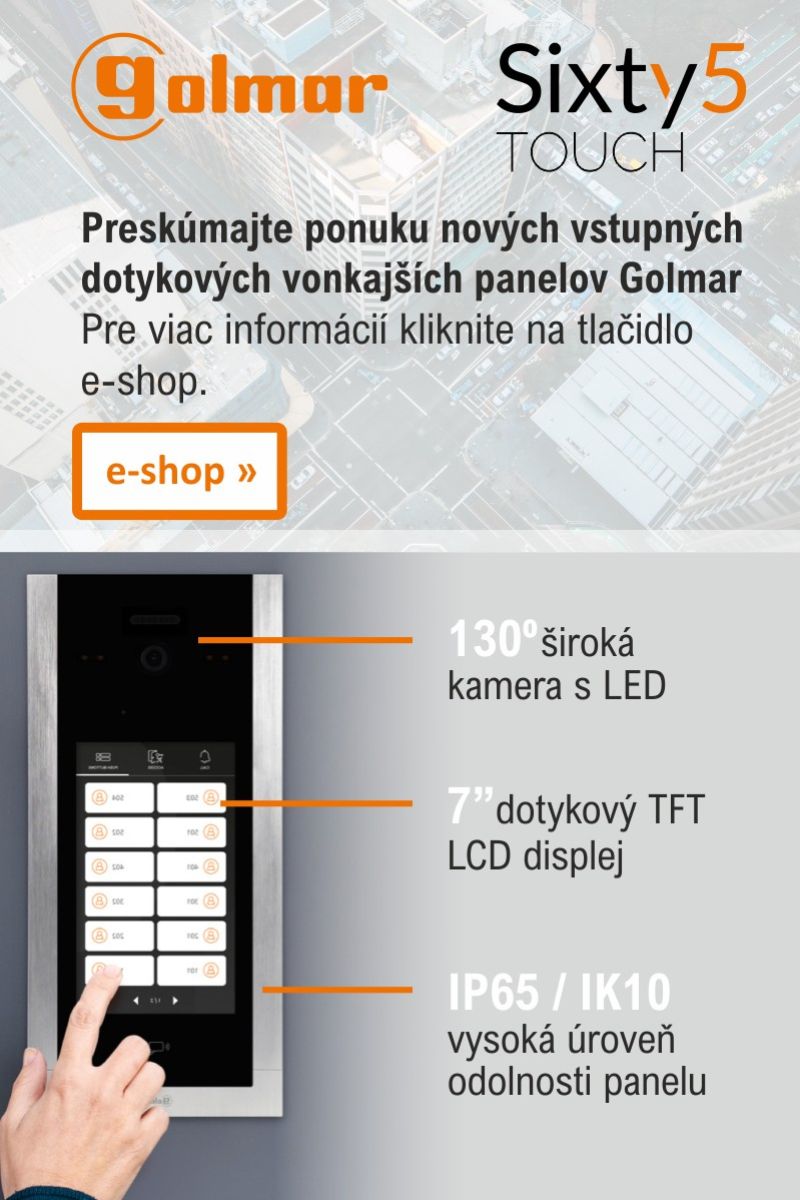 Golmar panely Sixty5 touch mobile