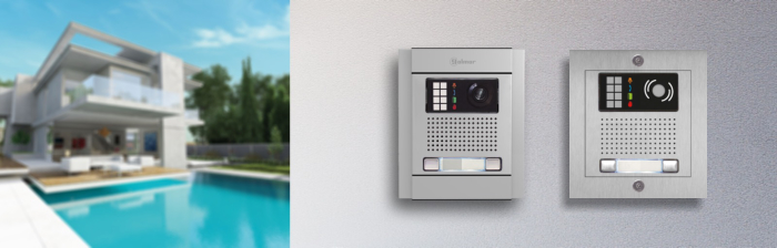 GB2 Nexa AL INOX panely k videovratnikom GOLMAR