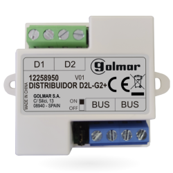 D2L-G2+ 2-výstupový distribútor pre systém G2+