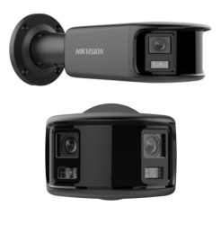 Hikvision DS-2CD2T87G2P-LSU/SL(4mm)(C)/BLACK - 8 MP IP tubusová panoramatická kamera tmavá, AcuSense, ColorVu