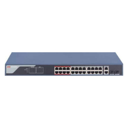Hikvision DS-3E1326P-EI(B) - 24+2 portov PoE switch, RJ45