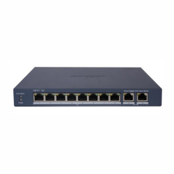 Hikvision DS-3E1510P-EI - 8+2 portov PoE switch gigabitov (RJ45) manaovaten