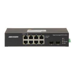 Hikvision DS-3T0510HP-E/HS - 6+2+2 priemyseln (RJ45,SFP)