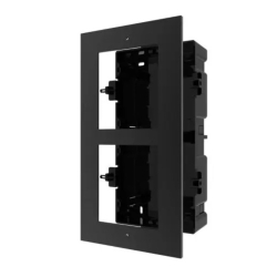 Hikvision DS-KD-ACF2(O-STD)/Black/EU BV- zápustný rámček pre 2 moduly, čierny