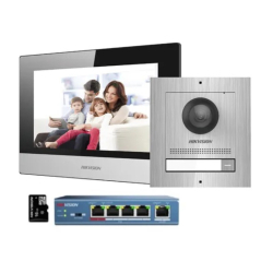 DS-KIS602/S(O-STD)/Europe BV - sada videovrtnika s Wifi modulom, nerez