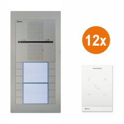 SUPRA - SET12/Interkom - Audio set Golmar SUPRA G2+ pre 12 ��astn�kov, audio interkom
