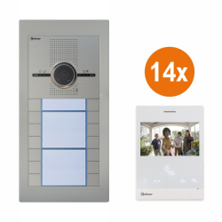 SUPRA - SET14/ART4 - Video set Golmar SUPRA G2+ pre 14 ��astn�kov, monitor 4,3" ART 4xLITE/G2+