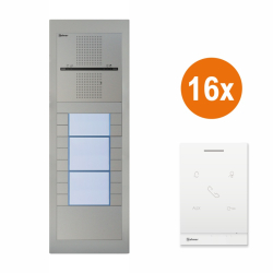 SUPRA - SET16/Interkom - Audio set Golmar SUPRA G2+ pre 16 ��astn�kov, audio interkom