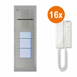 SUPRA - SET16/Tel - Audio set Golmar SUPRA G2+ pre 16 ��astn�kov, audio telef�n