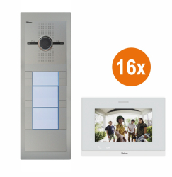 SUPRA - SET16/ART7 - Video set Golmar SUPRA G2+ pre 16 ��astn�kov, monitor ART 7LITE/G2+