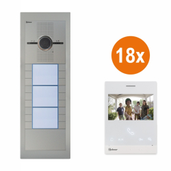 SUPRA - SET18/ART4 - Video set Golmar SUPRA G2+ pre 18 ��astn�kov, monitor 4,3" ART 4xLITE/G2+