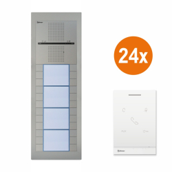 SUPRA - SET24/Interkom - Audio set Golmar SUPRA G2+ pre 24 ��astn�kov, audio interkom