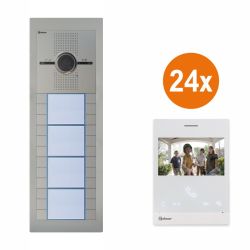 SUPRA - SET24/ART4 - Video set Golmar SUPRA G2+ pre 24 ��astn�kov, monitor 4,3" ART 4xLITE/G2+