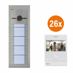 SUPRA - SET26/ART4 - Video set Golmar SUPRA G2+ pre 26 ��astn�kov, monitor 4,3" ART 4xLITE/G2+