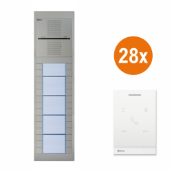 SUPRA - SET28/Interkom - Audio set Golmar SUPRA G2+ pre 28 ��astn�kov, audio interkom