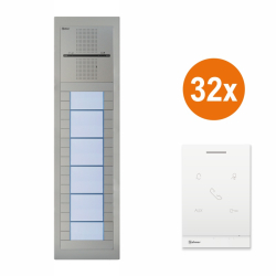 SUPRA - SET32/Interkom - Audio set Golmar SUPRA G2+ pre 32 ��astn�kov, audio interkom