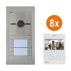 SUPRA - SET8/ART4 - Video set Golmar SUPRA G2+ pre 8 ��astn�kov, monitor 4,3" ART 4xLITE/G2+