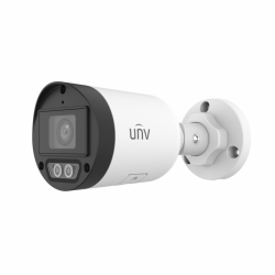 Uniview IPC2124LB-AF40K-DL - 4 MP IP tubusová kamera (4mm), mikrofón, ColorHunter s Dual light prísvitom