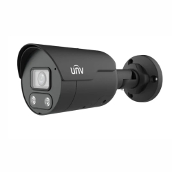 Uniview IPC2125SB-ADF40KMC-I0-BLACK - 5 MP IP tubusov kamera (4mm), mikrofn/reproduktor, s Dual light prsvitom, tmav
