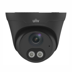 Uniview IPC3614LE-ADF28KC-DL-BLACK - 4 MP IP dome kamera (2.8mm), mikrofn, ColorHunter s Dual light prsvitom, tmav