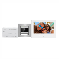 DS-KIS704EY - 2-vodiov sada videovrtnika s WiFi modulom, nerez