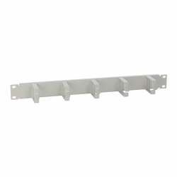 RAOK-1P-G - Organizr kblov 1U pre Rackov skrinky, siv