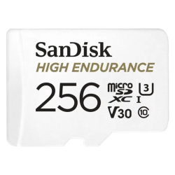 SD 256GB - SanDisk High Endurance 256GB, microSD karta pam�ov� karta