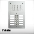 AV2010 10 tlačítkové monolitné tablo