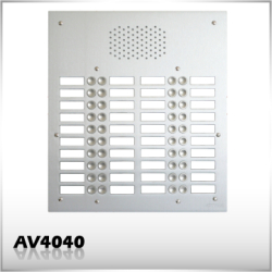 AV4040 40 tlačítkové monolitné tablo