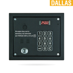 CD2503T (DALLAS) - Vchodový vrátnik pre obytné domy, super antivandal, s èítaèkou Dallas èipov
