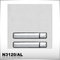N3120/AL Modul 2 tlačítkami
