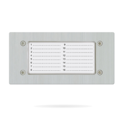 NP 2521 - Modul pre menovky s podsvietenm pre vstupn tabl