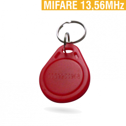 RFID MIFARE 13,56 MHz prístupový èip èervený - plastový prívesok