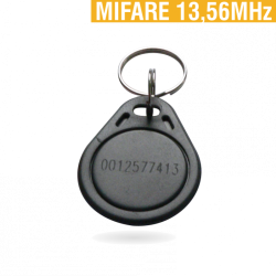 RFID MIFARE 13,56 MHz prístupový čip sivý - plastový prívesok